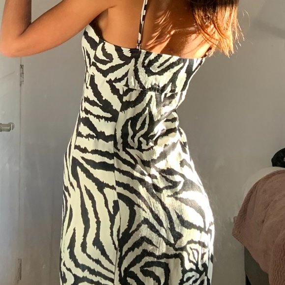 Zara Zebra Print Dress - Picture 2 of 4